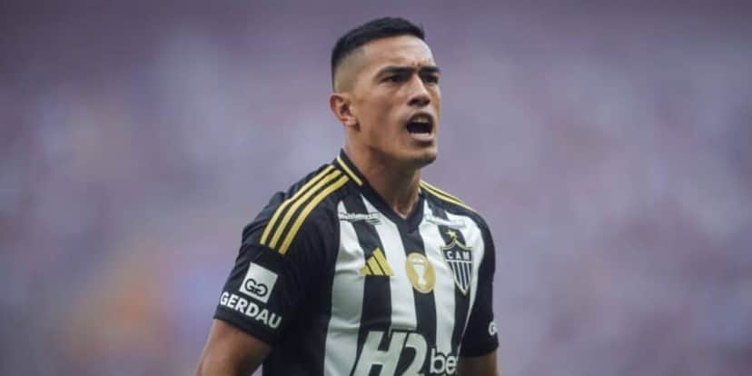 Cuello chegou ao Atlético-MG nesta temporada (Reprodução: Pedro Souza) Cuello chegou ao Atlético-MG nesta temporada (Reprodução: Pedro Souza)