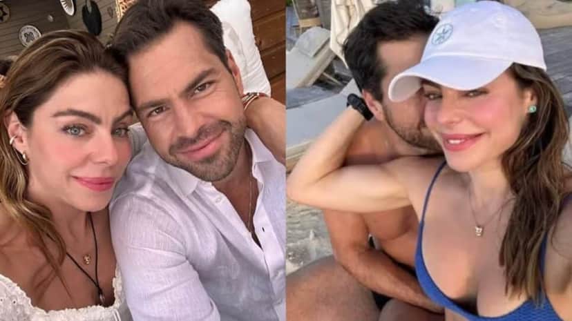 A ex-apresentadora com o marido (Foto: Reprodução/ Instagram/ Montagem) A ex-apresentadora com o marido (Foto: Reprodução/ Instagram/ Montagem)