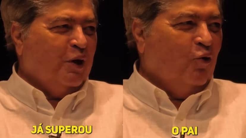 Jornalista assume que o herdeiro o superou na comunicação (Foto: Reprodução/ DTV/ Dfrente/ Montagem) Jornalista assume que o herdeiro o superou na comunicação (Foto: Reprodução/ DTV/ Dfrente/ Montagem)