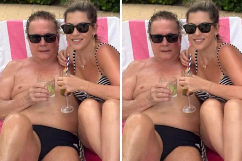 Fábio Jr surgiu de sunga ao lado de seu grande amor, Fernanda Pascucci (Foto: Reprodução/ Instagram) Fábio Jr surgiu de sunga ao lado de seu grande amor, Fernanda Pascucci (Foto: Reprodução/ Instagram)