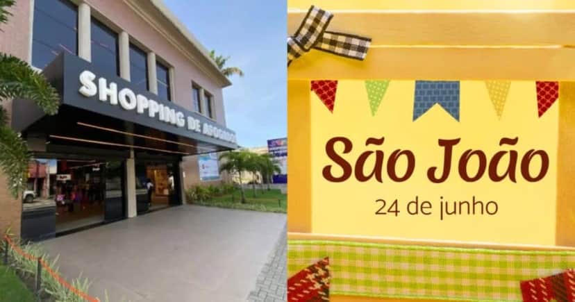 Fechamento de Shopping São Miguel Center, em Afogados, no feriado de São João - Foto: Montagem Fechamento de Shopping São Miguel Center, em Afogados, no feriado de São João - Foto: Montagem