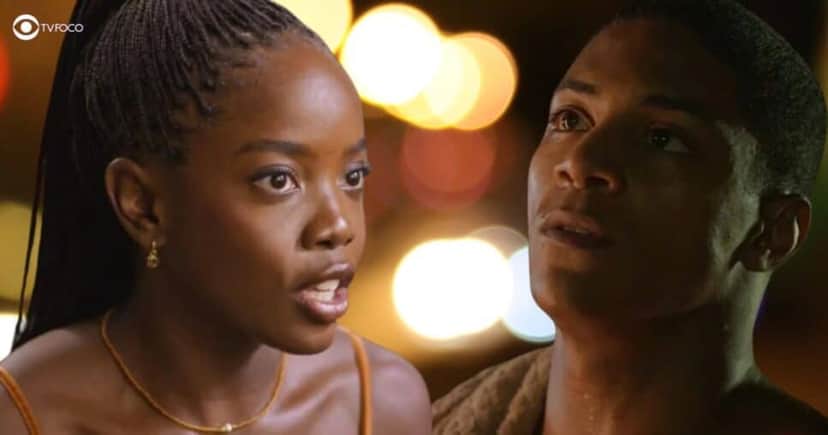 Leona e Marlon em Dona de Mim (Foto: Reprodução / Globo / Montagem TV Foco) Leona e Marlon em Dona de Mim (Foto: Reprodução / Globo / Montagem TV Foco)