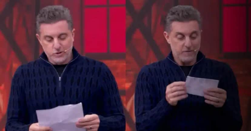 Luciano Huck leu a carta enviada por Frota (Foto: Reprodução/Montagem TV Foco) Luciano Huck leu a carta enviada por Frota (Foto: Reprodução/Montagem TV Foco)