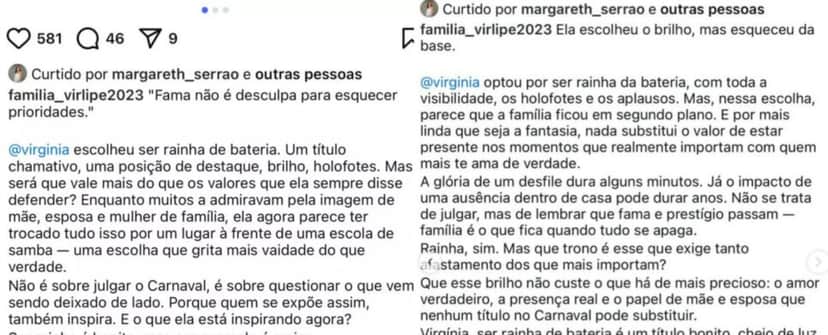 Margareth Serrão, mãe de Virginia Fonseca curte posts polêmicos na internet (Foto: Reprodução/Montagem TV Foco) Margareth Serrão, mãe de Virginia Fonseca curte posts polêmicos na internet (Foto: Reprodução/Montagem TV Foco)