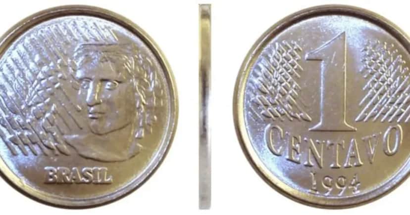 Moeda de 1 centavo - Foto: Montagem Moeda de 1 centavo - Foto: Montagem