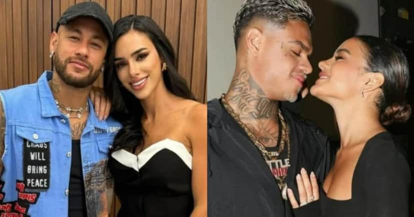 Neymar, Bruna Biancardi, MC Cabelinho e Bella Campos (Foto: Reprodução/Montagem TV Foco) Neymar, Bruna Biancardi, MC Cabelinho e Bella Campos (Foto: Reprodução/Montagem TV Foco)