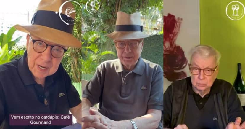 O famoso ex--apresentador da emissora carioca com os seus 'quadros' no Instagram (Foto: Reprodução/Montagem TV Foco) O famoso ex--apresentador da emissora carioca com os seus 'quadros' no Instagram (Foto: Reprodução/Montagem TV Foco)