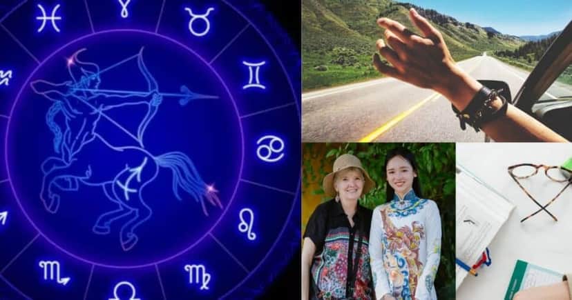 Signo de Sagitário deve investir em suas experiências com viagens, estudos e trocas culturais (Foto: Reprodução/Montagem/Lennita/Tv Foco/Canva) Signo de Sagitário deve investir em suas experiências com viagens, estudos e trocas culturais (Foto: Reprodução/Montagem/Lennita/Tv Foco/Canva)