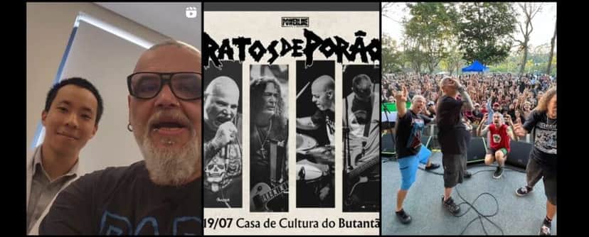 João Gordo continua ativo na cena underground (Foto Reprodução/Instagram oficial João Gordo) João Gordo continua ativo na cena underground (Foto Reprodução/Instagram oficial João Gordo)