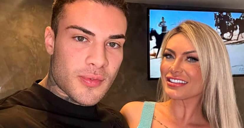 Andressa Urach e ator Alemão (Foto: Reprodução) 