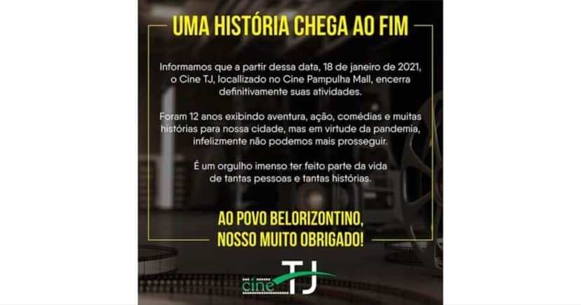 Comunicado do Cine TJ Comunicado do Cine TJ