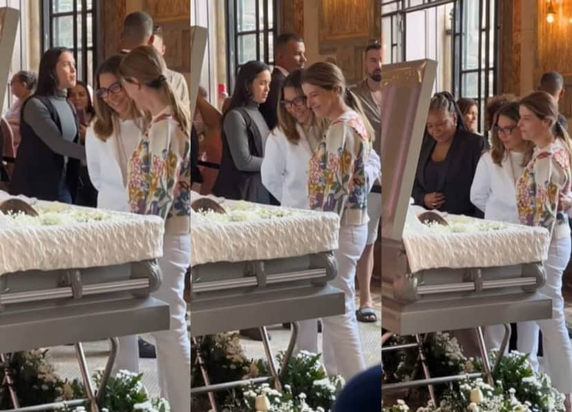 Primeira-dama Janja Lula da Silva e a Ministra da Cultura Margareth Menezes no funeral de Preta Gil (Foto: Reprodução/Caras/Montagem TV Foco) Primeira-dama Janja Lula da Silva e a Ministra da Cultura Margareth Menezes no funeral de Preta Gil (Foto: Reprodução/Caras/Montagem TV Foco)