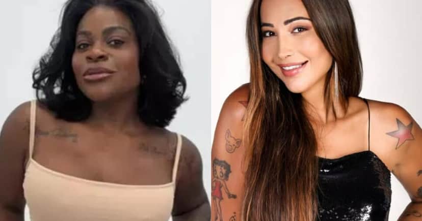 Jojo Todynho e Amanda Froes (Foto: Reprodução/Montagem TV Foco)