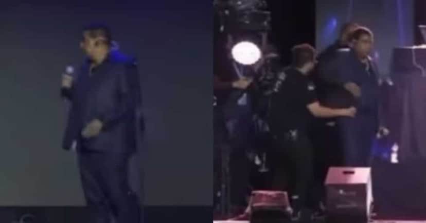 Famoso cantor gerou indignação após atitude em show (Foto: Reprodução/Montagem TV Foco) Famoso cantor gerou indignação após atitude em show (Foto: Reprodução/Montagem TV Foco)