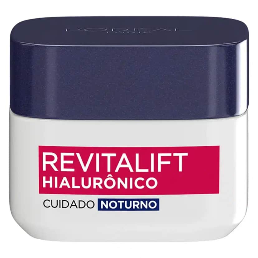 Creme Facial Anti-idade L'Oréal Paris Revitalift Hialurônico Noturno Creme Facial Anti-idade L'Oréal Paris Revitalift Hialurônico Noturno