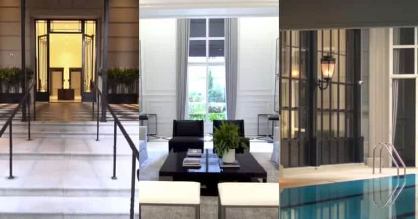 Imagens do apartamento que pertenceu a Faustão - Foto: Montagem Imagens do apartamento que pertenceu a Faustão - Foto: Montagem