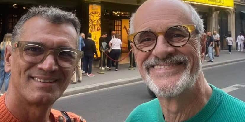 Marcos Paiva e o ator Marcos Caruso (Foto: Reprodução / Instagram) Marcos Paiva e o ator Marcos Caruso (Foto: Reprodução / Instagram)