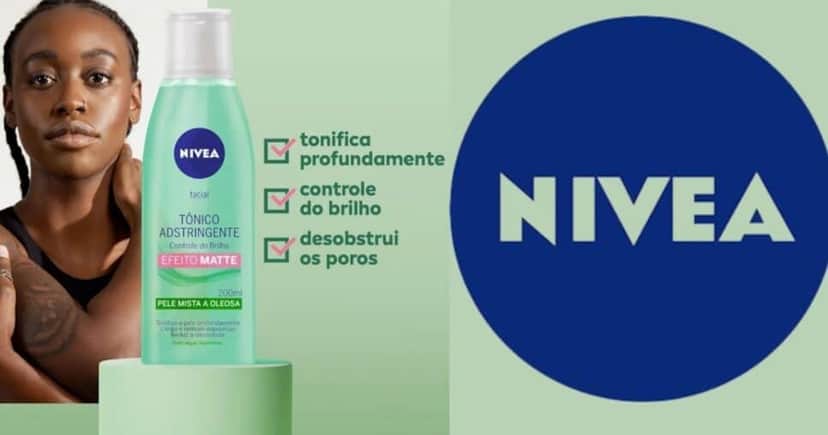 Tônico Adstringente Nivea Controle do Brilho (Foto Reprodução/Montagem/Internet/Tv Foco/Lennita) Tônico Adstringente Nivea Controle do Brilho (Foto Reprodução/Montagem/Internet/Tv Foco/Lennita)