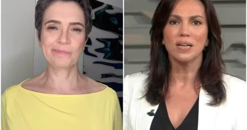 Sandra Annenberg e Ana Paula Araújo - Foto: Montagem Sandra Annenberg e Ana Paula Araújo - Foto: Montagem