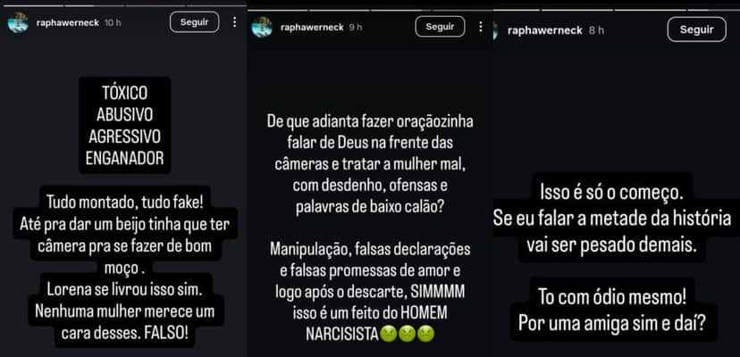 Amigo de Lorena ataca MC Daniel nas redes sociais (Foto: Reprodução/Montagem TV Foco) Amigo de Lorena ataca MC Daniel nas redes sociais (Foto: Reprodução/Montagem TV Foco)