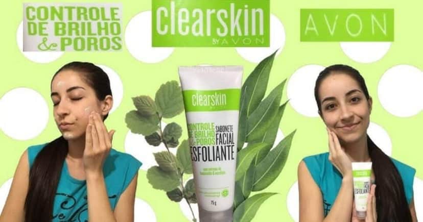 Esfoliante Facial Clearskin Controle de Brilho e Poros (Foto Reprodução/Montagem/YouTube/Canal San Oliveira Makes) Esfoliante Facial Clearskin Controle de Brilho e Poros (Foto Reprodução/Montagem/YouTube/Canal San Oliveira Makes)