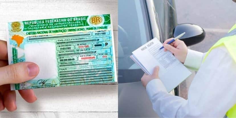 Lei de trânsito com multa severa na CNH de motoristas (Reprodução: Montagem TV Foco) Lei de trânsito com multa severa na CNH de motoristas (Reprodução: Montagem TV Foco)
