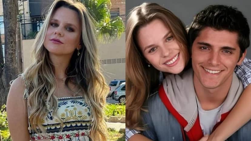 Atriz Daniela Carvalho hoje em dia (à esquerda) e no seu tempo de Malhação (à direita) com Bruno Gissoni, seu par no folhetim (Foto: Reprodução/ Instagram/ Divulgação, Globo/ Montagem) Atriz Daniela Carvalho hoje em dia (à esquerda) e no seu tempo de Malhação (à direita) com Bruno Gissoni, seu par no folhetim (Foto: Reprodução/ Instagram/ Divulgação, Globo/ Montagem)