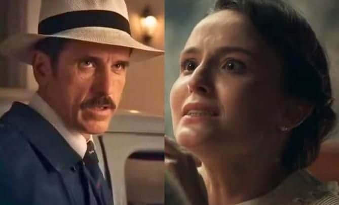 Ernesto e Estela em Êta Mundo Melhor! (Foto: Reprodução / Globo) Ernesto e Estela em Êta Mundo Melhor! (Foto: Reprodução / Globo)
