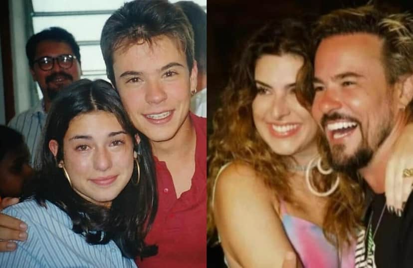 A famosa ex-atriz da Globo ao lado de seu colega e amigo (Foto: Reprodução/Montagem TV Foco) A famosa ex-atriz da Globo ao lado de seu colega e amigo (Foto: Reprodução/Montagem TV Foco)