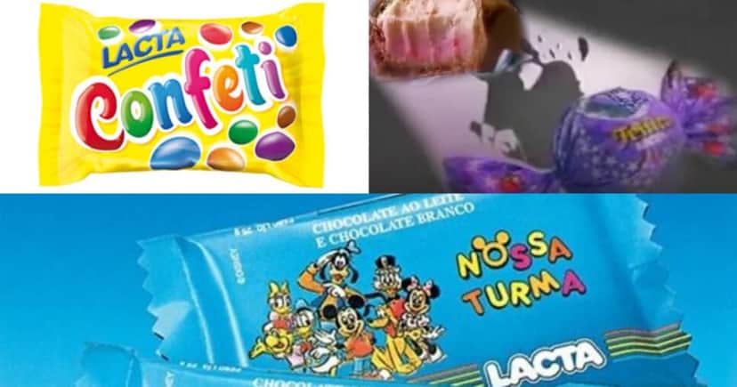 Esses chocolates da Lacta não estão mais nos mercados (Foto: Reprodução/Montagem TV Foco) falência Esses chocolates da Lacta não estão mais nos mercados (Foto: Reprodução/Montagem TV Foco) falência