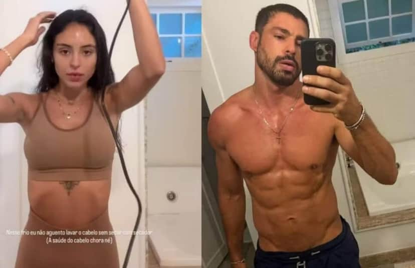 O famoso ator de Vale Tudo, da TV Globo, Cauã Reymond e Luana (Foto: Reprodução/Montagem) O famoso ator de Vale Tudo, da TV Globo, Cauã Reymond e Luana (Foto: Reprodução/Montagem)