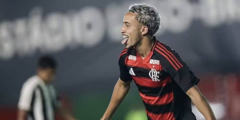 Matheus Gonçalves fez dois gols pelo sub20 (Reprodução: Gilvan de Souza) Matheus Gonçalves fez dois gols pelo sub20 (Reprodução: Gilvan de Souza)