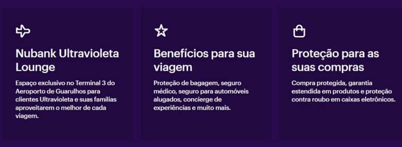 Nubank revela benefícios do Ultravioleta (Foto: Reprodução) Nubank revela benefícios do Ultravioleta (Foto: Reprodução)