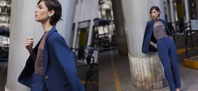 Roupa com corte reto - Foto: Internet Roupa com corte reto - Foto: Internet