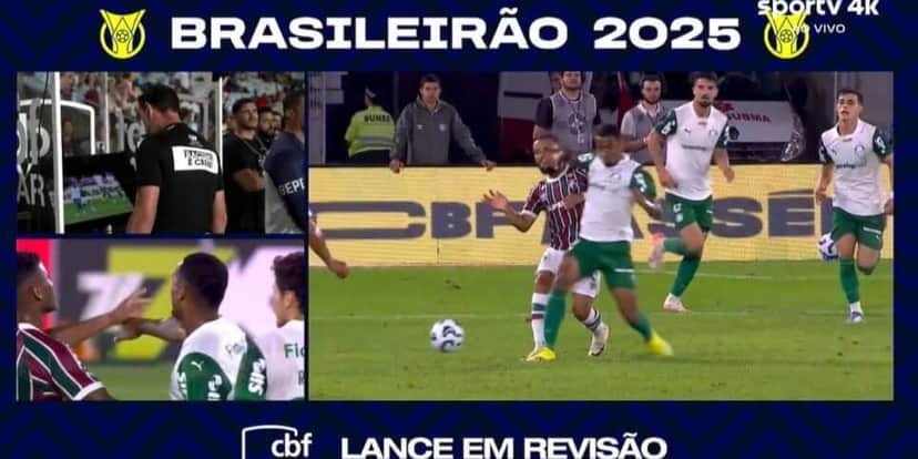 Momento em que Allan foi expulso contra o Fluminense (Reprodução: SporTV) Momento em que Allan foi expulso contra o Fluminense (Reprodução: SporTV)
