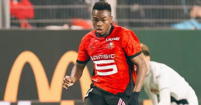 Andrés Gómez em ação pelo Rennes (Foto: Divulgação/Rennais) Andrés Gómez em ação pelo Rennes (Foto: Divulgação/Rennais)