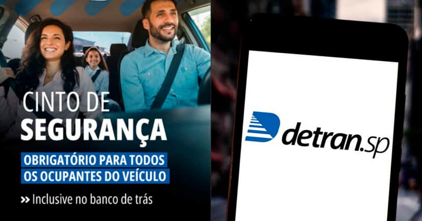 Detran SP - Cinto de segurança (Foto: Reprodução) Detran SP - Cinto de segurança (Foto: Reprodução)