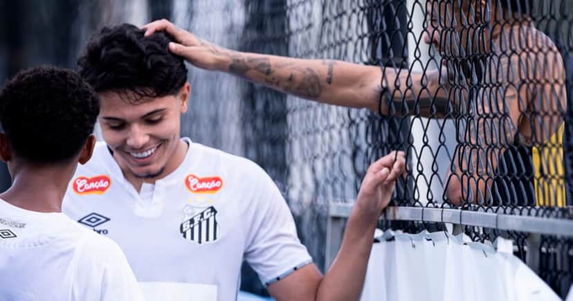 Luca Meirelles se despede do Santos (Foto: Reprodução, Instagram)