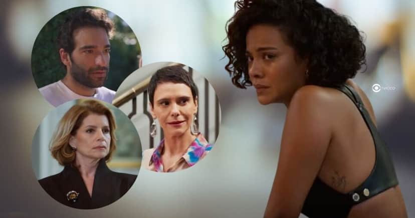 Afonso, Celina, Odete e Fátima em Vale Tudo (Foto: Reprodução / Globo / Montagem TV Foco) Afonso, Celina, Odete e Fátima em Vale Tudo (Foto: Reprodução / Globo / Montagem TV Foco)