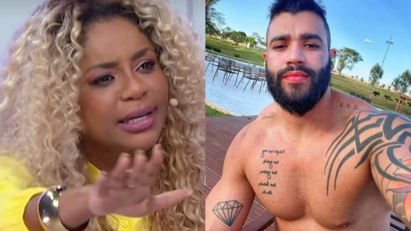 Cariúcha diz que teria homem como Gusttavo Lima, caso solteiro, se estivesse no nível de Bruna Marquezine (Foto: Reprodução/ SBT/ Instagram/ Montagem) Cariúcha diz que teria homem como Gusttavo Lima, caso solteiro, se estivesse no nível de Bruna Marquezine (Foto: Reprodução/ SBT/ Instagram/ Montagem)