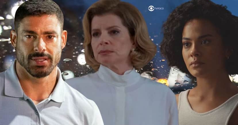 César, Odete e Fátima em Vale Tudo (Foto: Reprodução / Globo / Montagem TV Foco) César, Odete e Fátima em Vale Tudo (Foto: Reprodução / Globo / Montagem TV Foco)