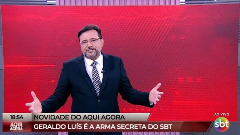 Aqui Agora estreia de surpresa com presença de Geraldo Luís (Foto: Reprodução/ SBT) Aqui Agora estreia de surpresa com presença de Geraldo Luís (Foto: Reprodução/ SBT)