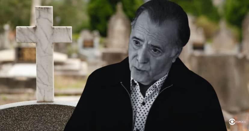 Ilustração de morte de Abel em Dona de Mim (Foto: Reprodução / Globo / Montagem TV Foco) Ilustração de morte de Abel em Dona de Mim (Foto: Reprodução / Globo / Montagem TV Foco)