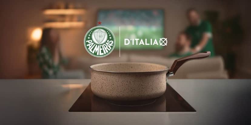 Palmeiras fechou a contratação com a D'Italia Panelas (Reprodução: Divulgação) Palmeiras fechou a contratação com a D'Italia Panelas (Reprodução: Divulgação)