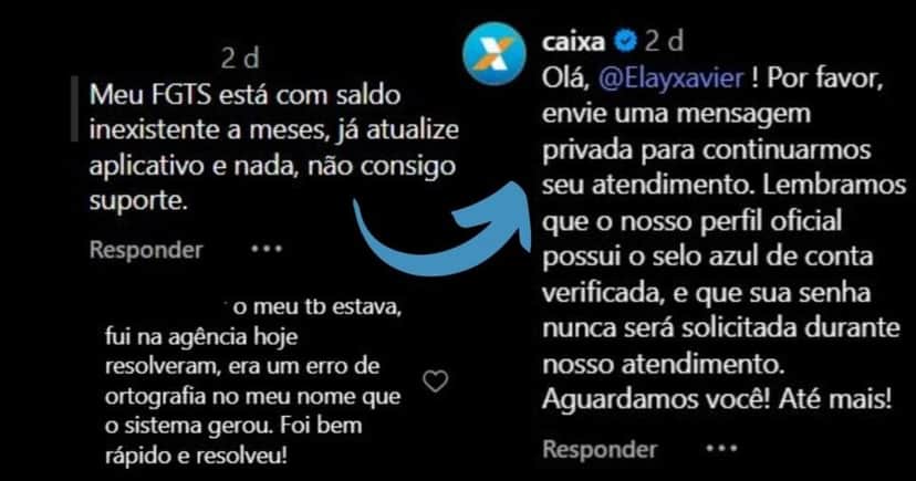 Resposta da CAIXA diante da denúncia (Foto Reprodução/Montagem/Canva/Tv Foco/Lennita) Resposta da CAIXA diante da denúncia (Foto Reprodução/Montagem/Canva/Tv Foco/Lennita)
