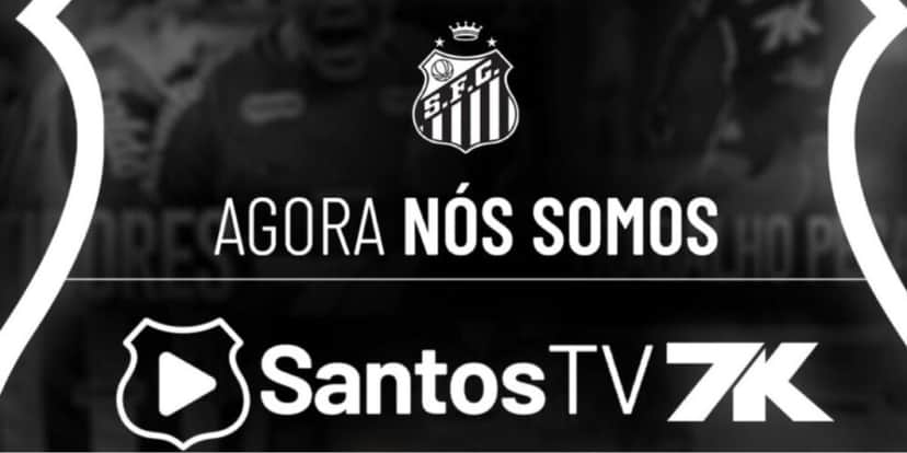 Santos anunciou a nova parceria com a 7K (Reprodução: Youtube) Santos anunciou a nova parceria com a 7K (Reprodução: Youtube)