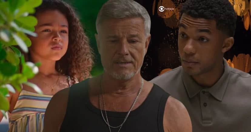 Sofia, Jaques e Samuel em Dona de Mim (Foto: Reprodução / Globo / Montagem TV Foco) Sofia, Jaques e Samuel em Dona de Mim (Foto: Reprodução / Globo / Montagem TV Foco)
