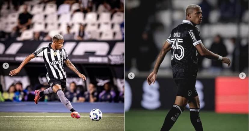 Danilo está fora do Botafogo por lesão - foto: Instagram Danilo está fora do Botafogo por lesão - foto: Instagram