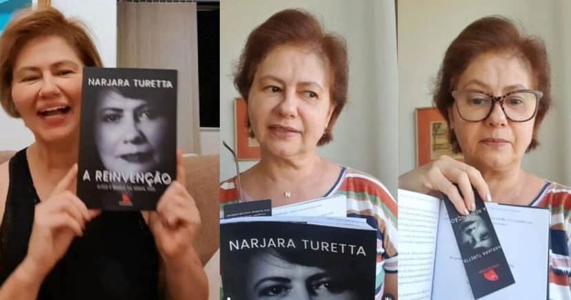 Narjara Turetta chegou a lançar um livro sobre a sua trajetória (Foto Reprodução/Montagem/ Tv Foco/ Lennita/Instagram@NajaraTuretta Oficial/) Narjara Turetta chegou a lançar um livro sobre a sua trajetória (Foto Reprodução/Montagem/ Tv Foco/ Lennita/Instagram@NajaraTuretta Oficial/)