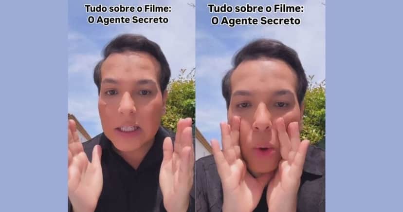 Netinho Alves comentando o filme nacional "O Agente Secreto" (Foto Reprodução/Montagem/Instagram @netinhoalves01) Netinho Alves comentando o filme nacional "O Agente Secreto" (Foto Reprodução/Montagem/Instagram @netinhoalves01)